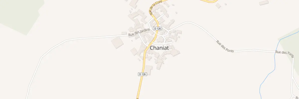 Plan du 5033 Le Bourg à Chaniat