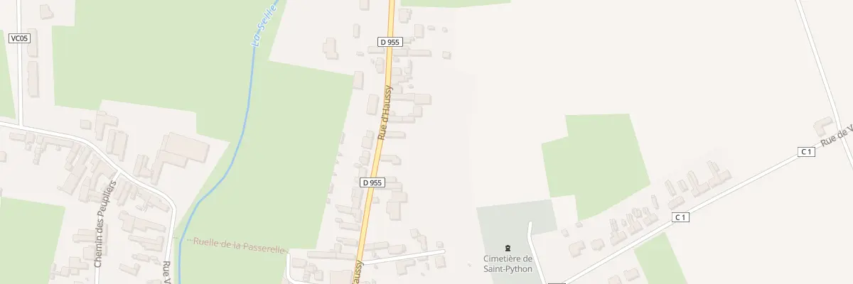 Plan du 32 Rue d’Haussy à Saint-Python