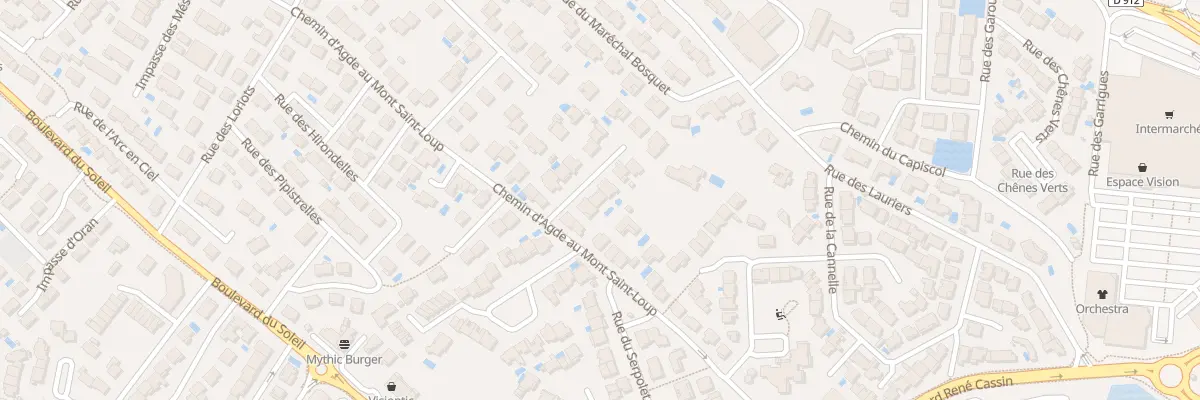 Plan du 6 Rue du Volcan à Agde