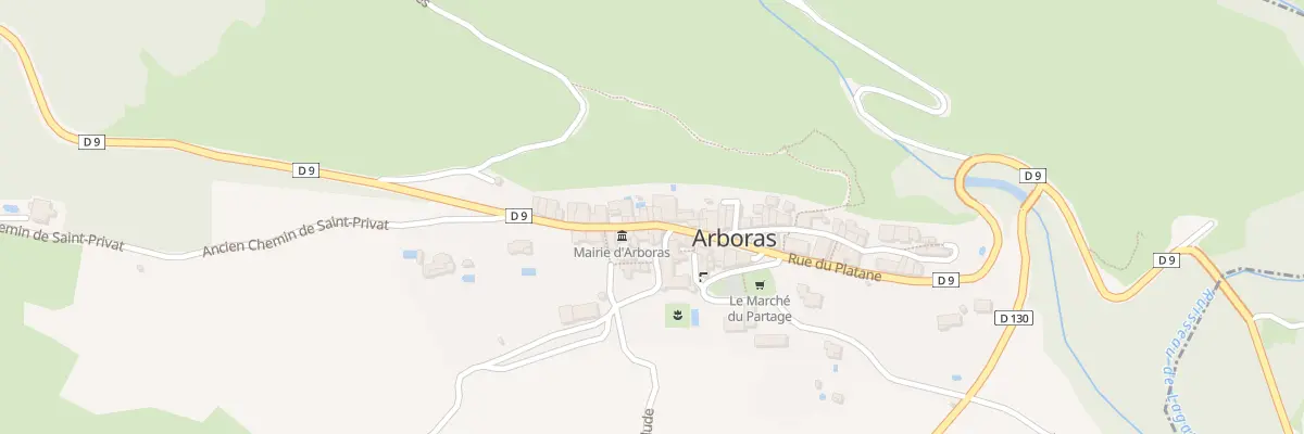 Plan du 4 Rue de la Forge à Arboras