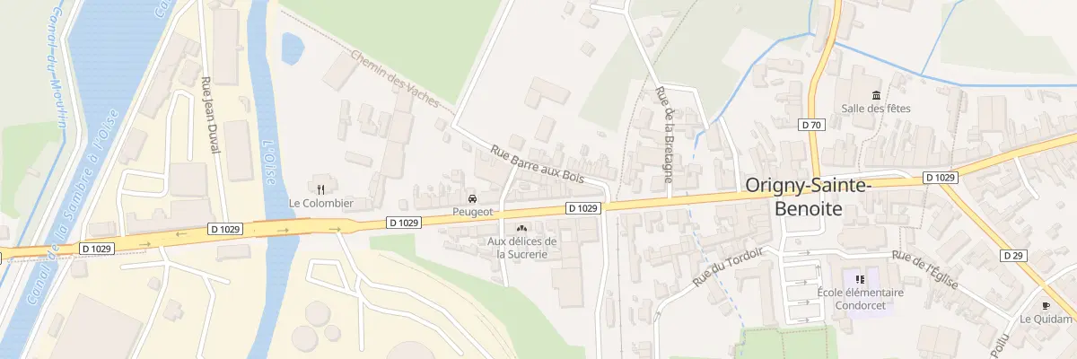 Plan du 3 Rue de la Barre au Bois à Origny-Sainte-Benoite