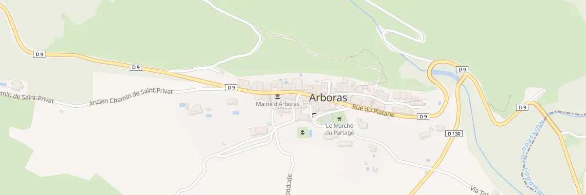 Plan du 5119F Rue du Moulin A Huile à Arboras
