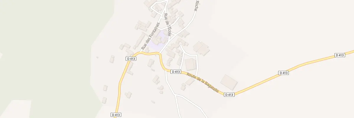 Plan du 253 Che de la Roche à Salzuit