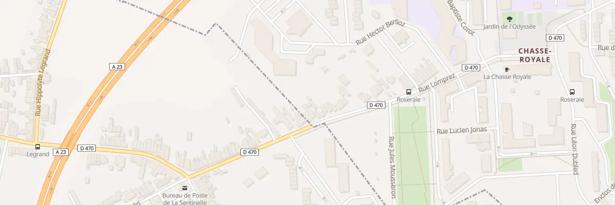 Plan du 246 Rue Lomprez à Valenciennes