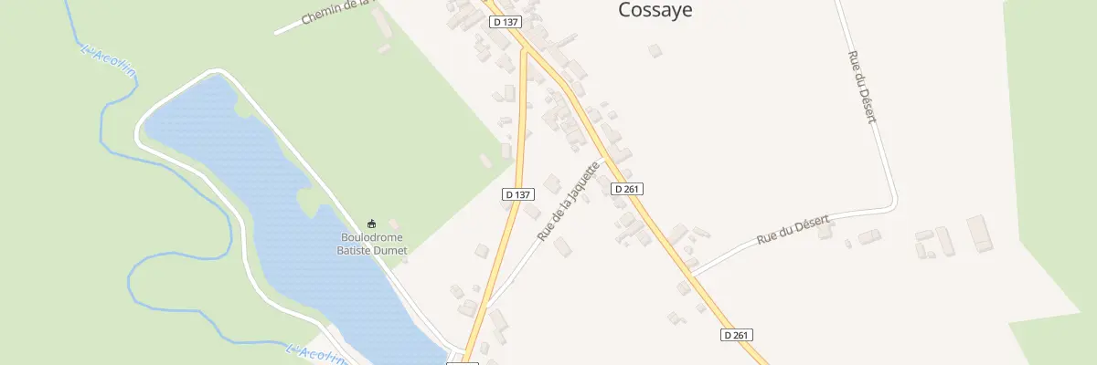 Plan du 2 Rue de la Jaquette à Cossaye