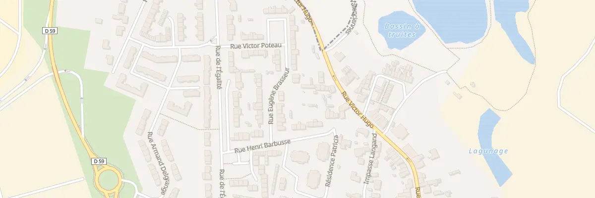 Plan du 147 Rue Victor Hugo à Trith-Saint-Léger