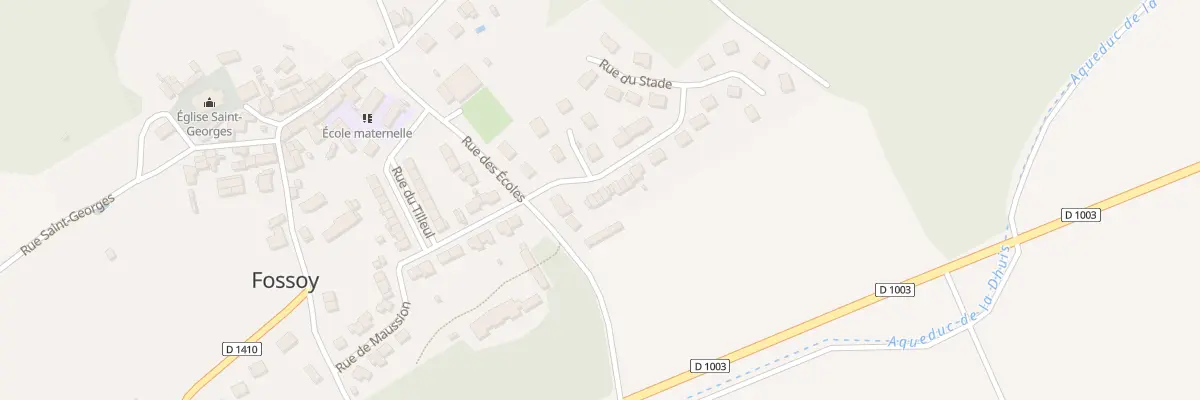 Plan du 3 Rue des Grés à Fossoy