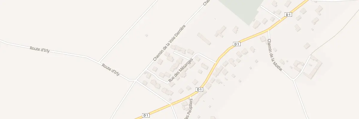 Plan du 2 Rue des Mésanges à Chevannes