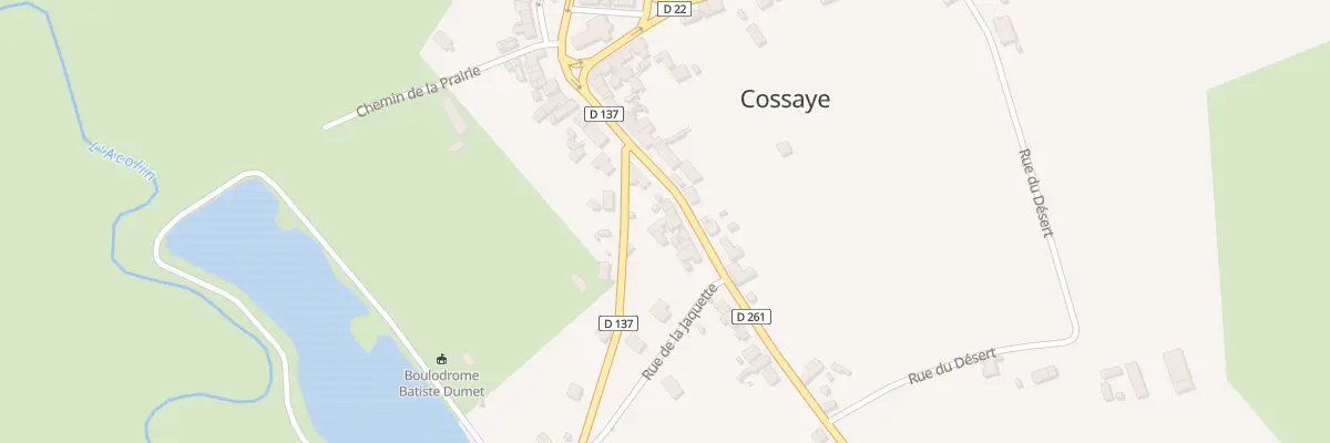 Plan du 8 Rte de la Chapelle à Cossaye