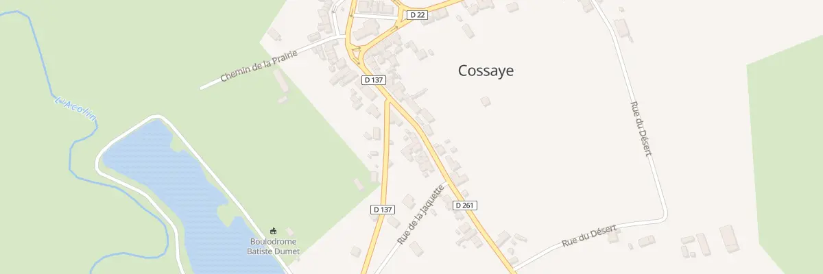 Plan du 6 Rte de la Chapelle à Cossaye