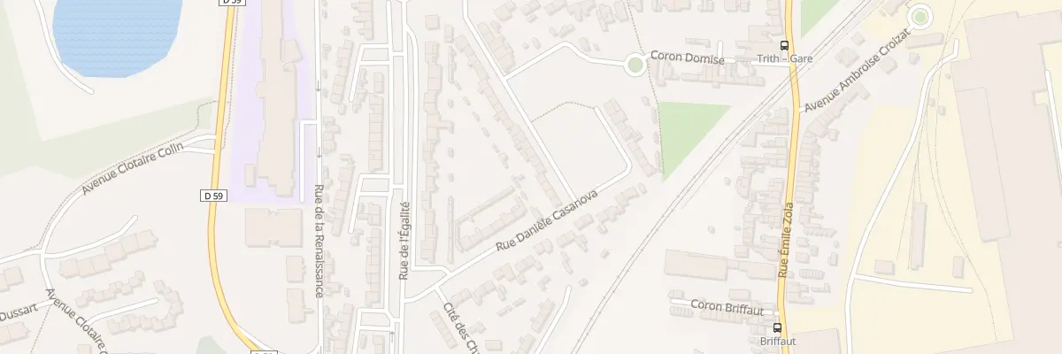 Plan du 9 Rue Professeur Langevin à Trith-Saint-Léger