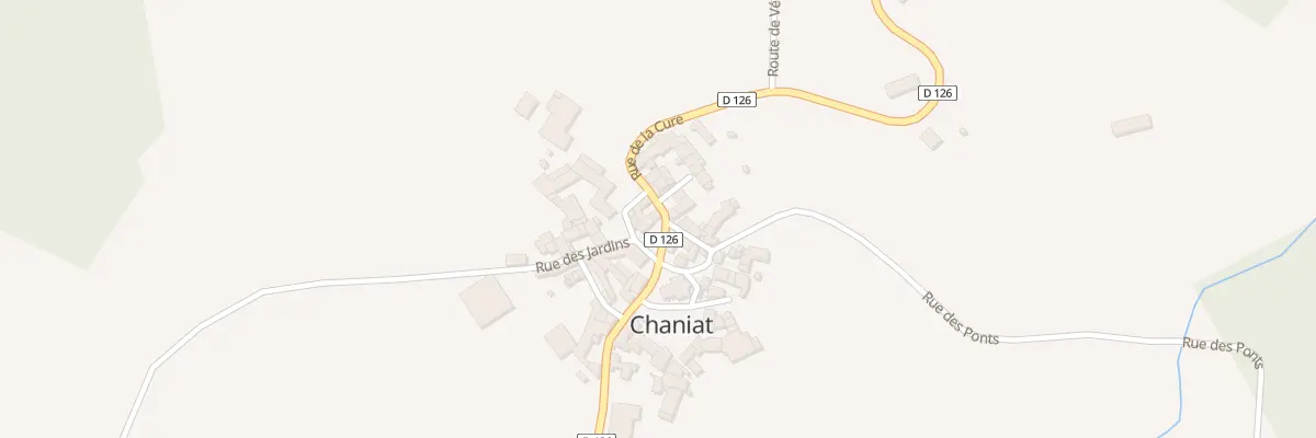 Plan du 5015 Le Bourg à Chaniat