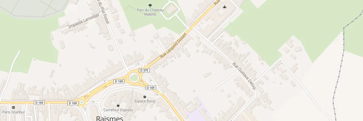 Plan du 84 Rue Leopold Dussart à Raismes