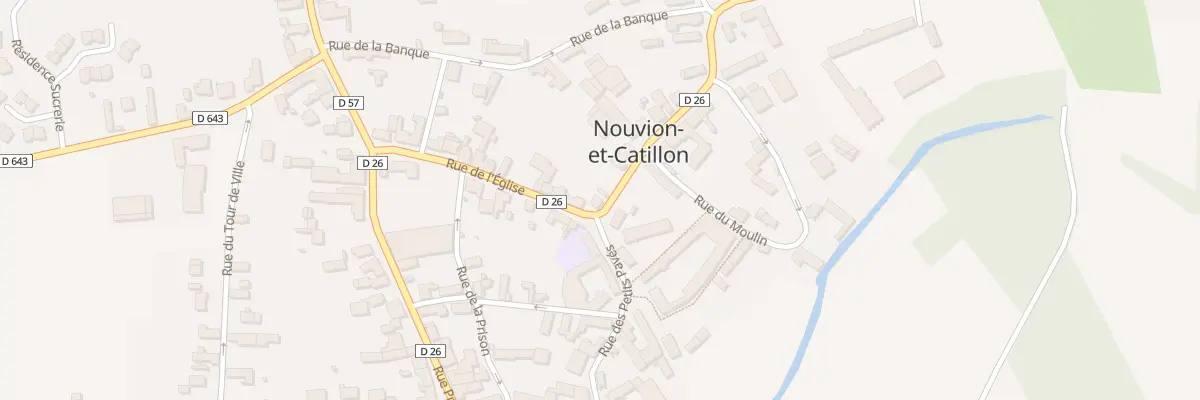 Plan du 23 Rue de l’Église à Nouvion-et-Catillon