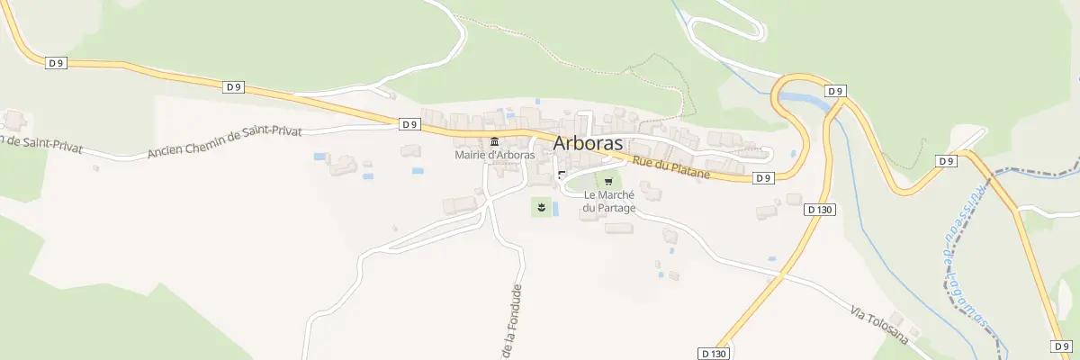 Plan du 4 Rue de l’Eglise à Arboras