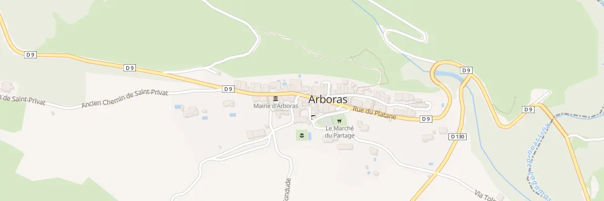 Plan du 1 Pl Cabanon à Arboras
