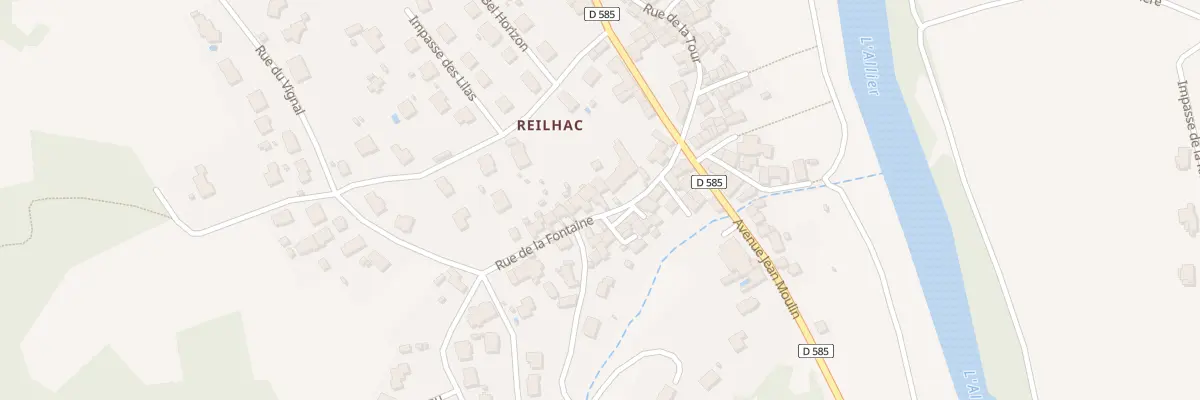 Plan du 6004 Rue de la Fontaine à Mazeyrat-d’Allier