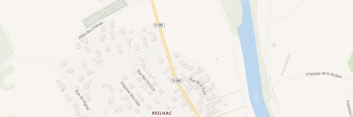 Plan du 6150 Rue de la Tour à Mazeyrat-d’Allier