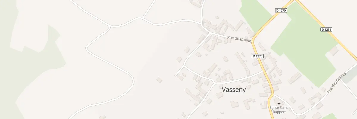 Plan du 3B Rue des Thiaux à Vasseny