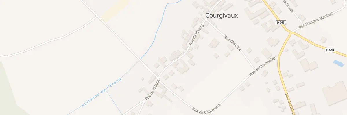 Plan du 32 Rue de l’Etang à Courgivaux