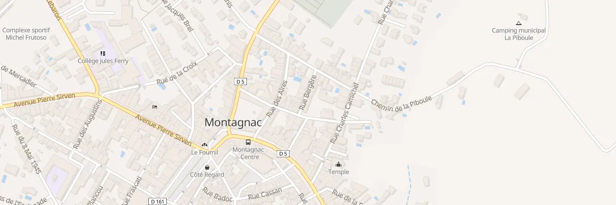 Plan du 4 Rue Bergere à Montagnac