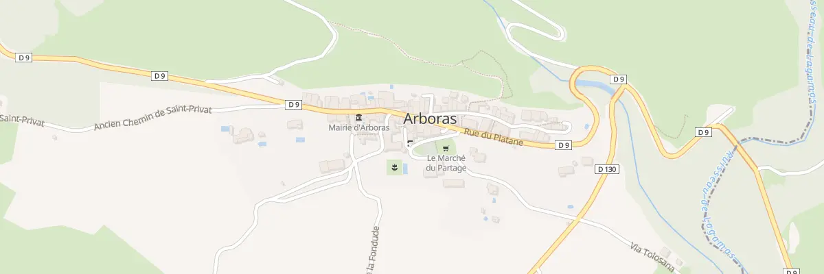 Plan du 5 Rue de l’Eglise à Arboras