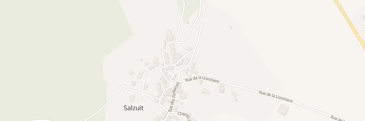 Plan du 5025 Le Bourg à Salzuit