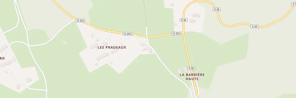 Plan du 5091 Les Pradeaux à Brousse