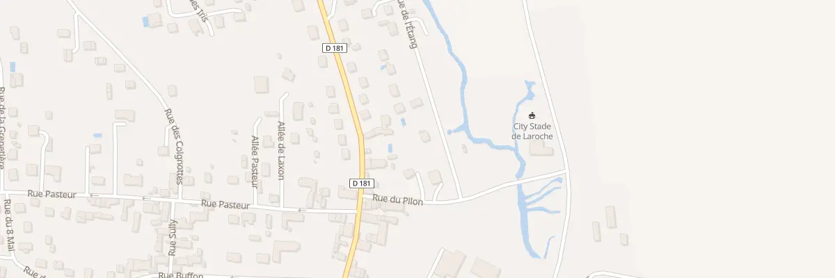 Plan du 1 Rue de l’Etang à Laroche-Saint-Cydroine