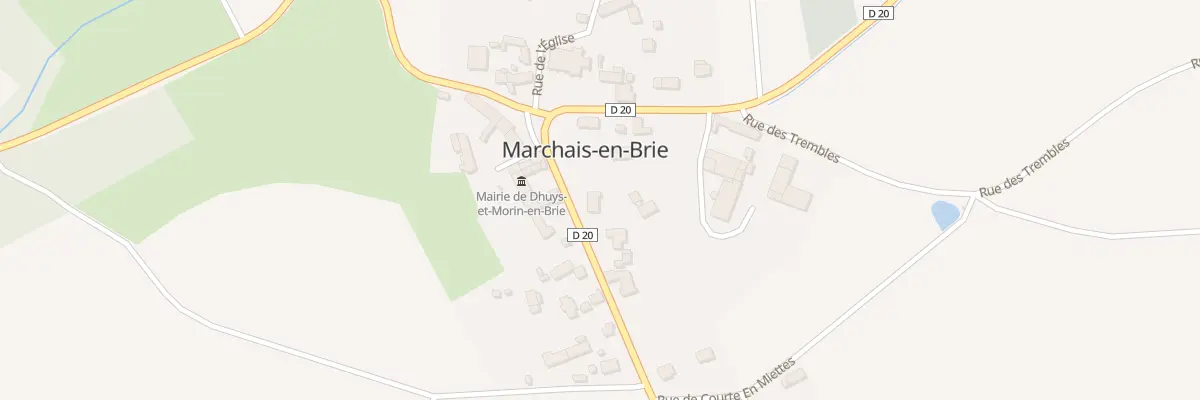 Plan du 6 Rue du Village à Dhuys et Morin-en-Brie