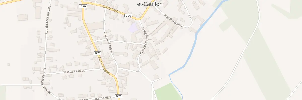Plan du 8 Rue des Petits Pavés à Nouvion-et-Catillon