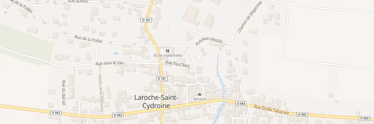 Plan du 8B Rue Paul Bert à Laroche-Saint-Cydroine