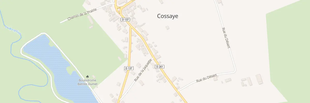 Plan du 11 Rte de la Chapelle à Cossaye