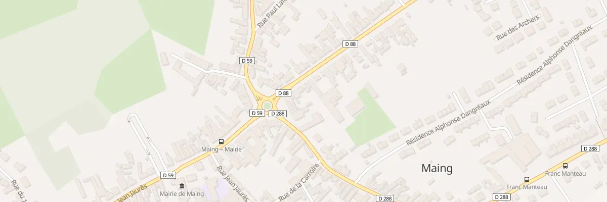 Plan du 4 Rue Victor Hugo à Maing