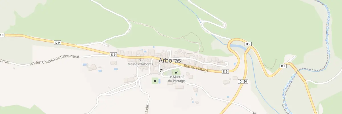Plan du 1 Imp Boutonnet à Arboras