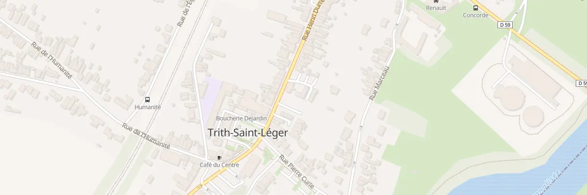 Plan du 10 Rue Henri Durre à Trith-Saint-Léger