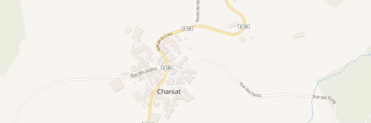 Plan du 5022 Le Bourg à Chaniat
