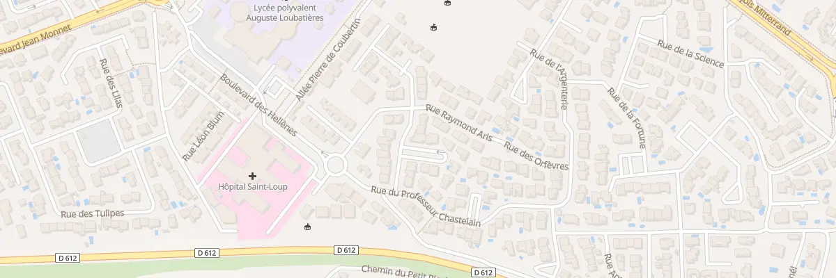 Plan du 8 Rue Etienne Rigaud à Agde