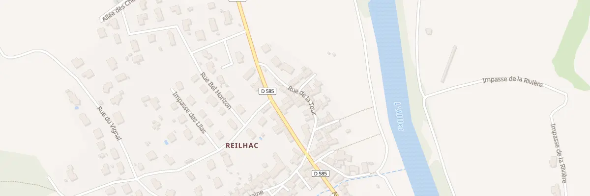 Plan du 6023 Rue de la Tour à Mazeyrat-d’Allier