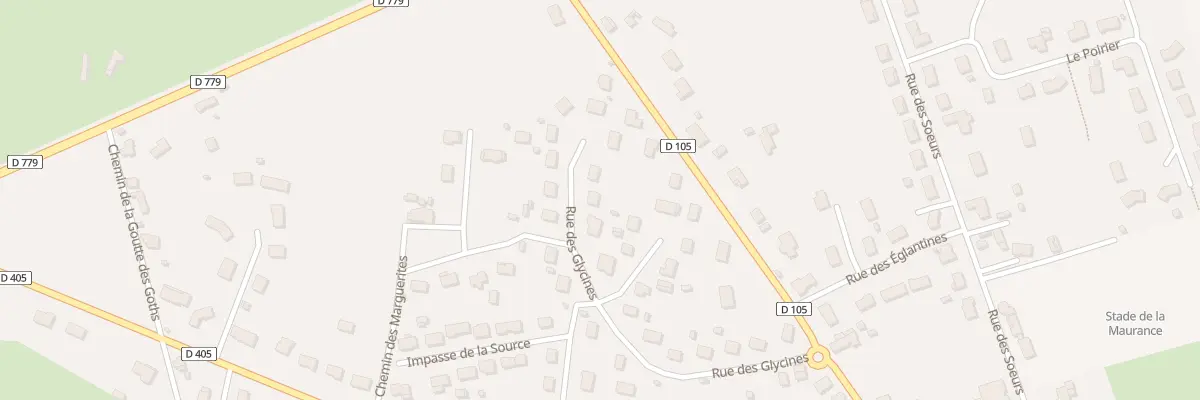 Plan du 10 Rue des Glycines à Lusigny