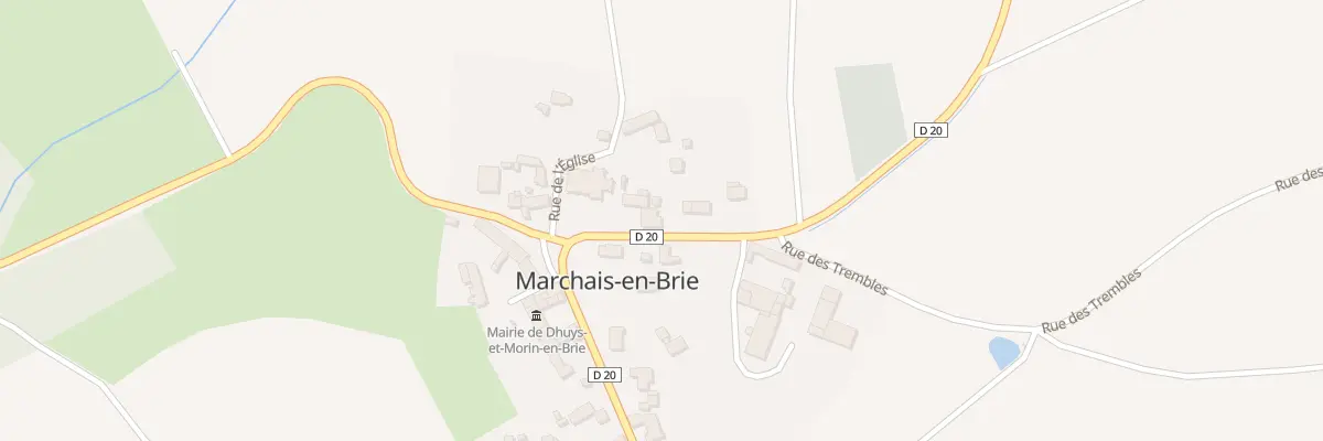 Plan du 19 Rue du Village à Dhuys et Morin-en-Brie