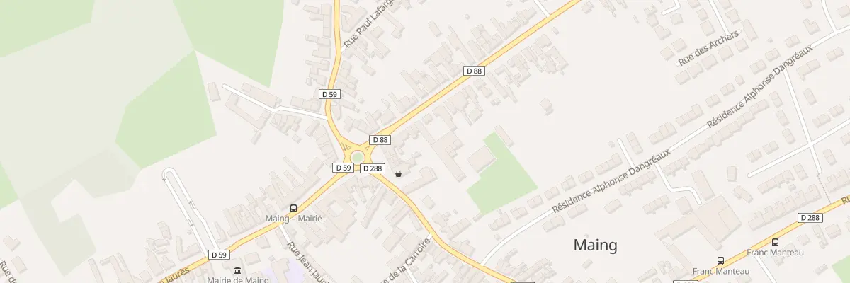 Plan du 8 Rue Victor Hugo à Maing