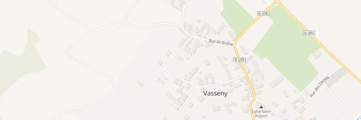 Plan du 9002 Rue des Thiaux à Vasseny