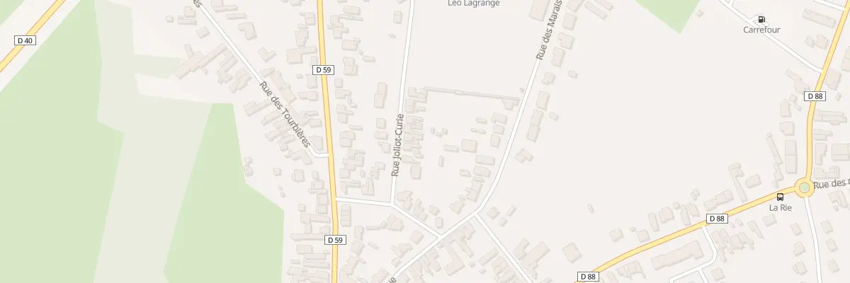 Plan du 14 Rue Joliot Curie à Maing