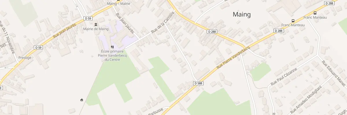 Plan du 6C Rue de la Carroire à Maing