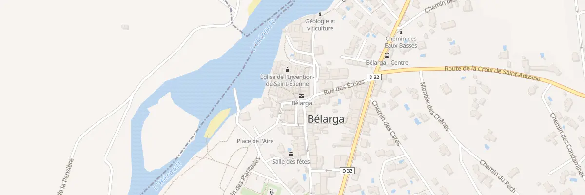 Plan du 7 Pl de la Republique à Bélarga