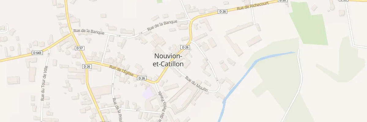 Plan du 20 Rue des Petits Pavés à Nouvion-et-Catillon