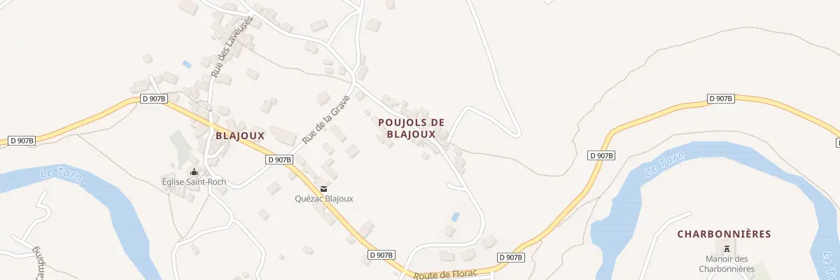 Plan du 23 Rue de la Montée de Poujols à Gorges du Tarn Causses