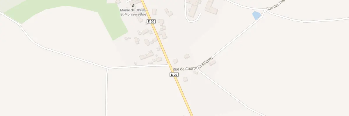 Plan du 1 Rue de Courte en Miettes à Dhuys et Morin-en-Brie