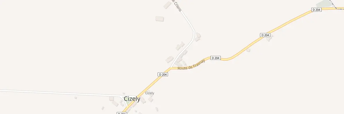 Plan du 7 Le Bourg à Cizely